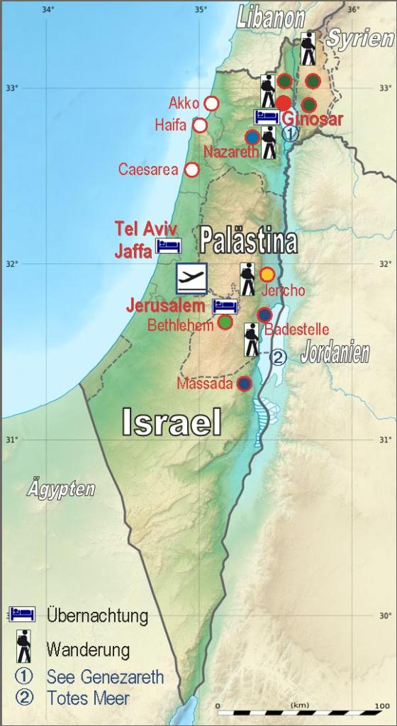 Israel Palästina Karte - Israel und Palästina - ein Kernproblem